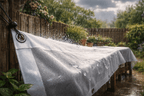 Clear 100GSM Monotex Tarpaulin Waterproof UV-Stabilised Sheet