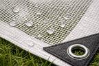 Clear 100GSM Monotex Tarpaulin Waterproof UV-Stabilised Sheet