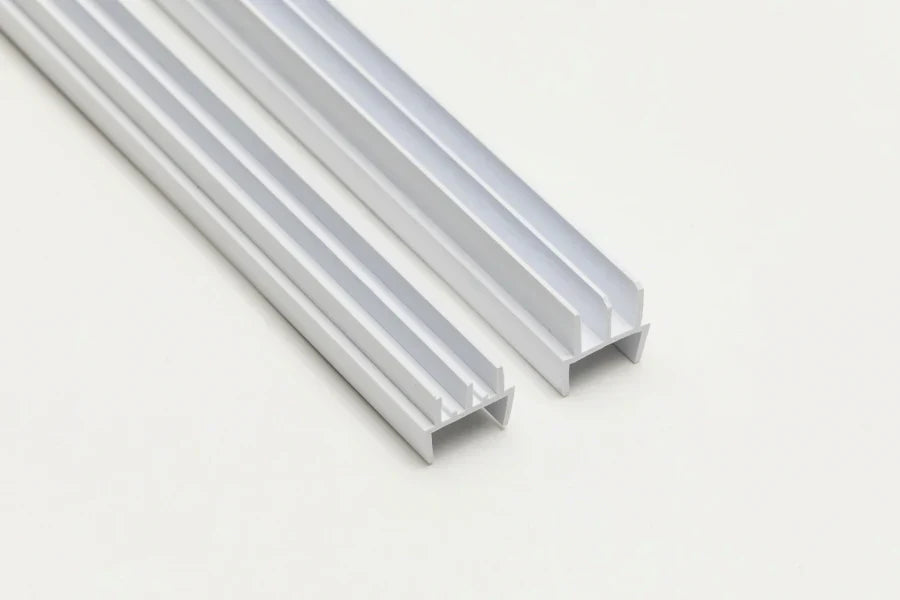 Clip-On Vivarium Double Channel Top & Bottom Glass Runners Track for 15/18 MM Board