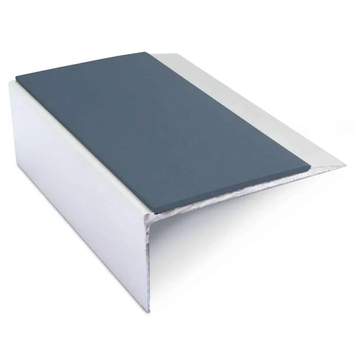 NSL15 66 x 32mm Aluminium Stair Edge Trim with PVC Anti-Slip Insert Cobalt Blue Genesis