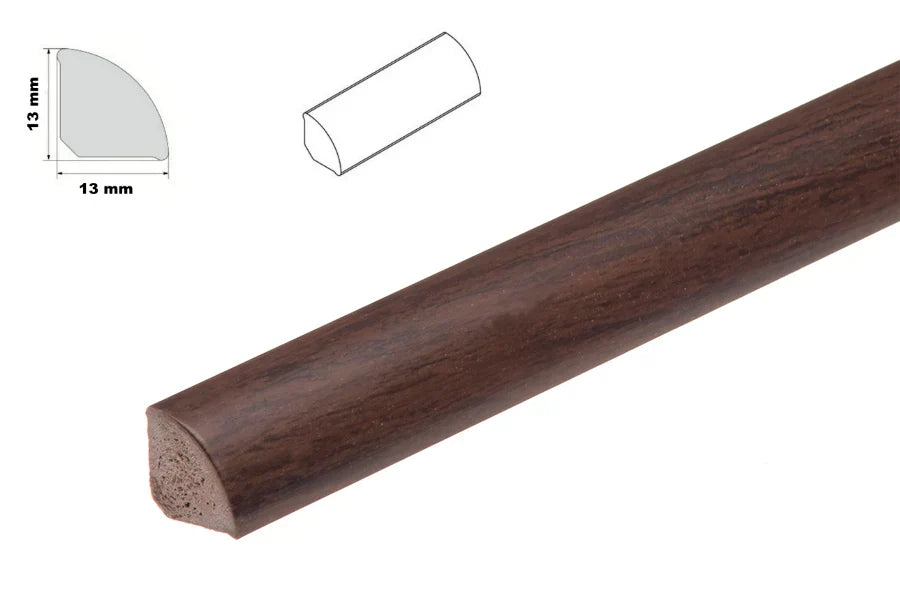 Decorative Flooring Window Edge Beading Worktop Strip uPVC 13mm Quadrant Trim Moulding