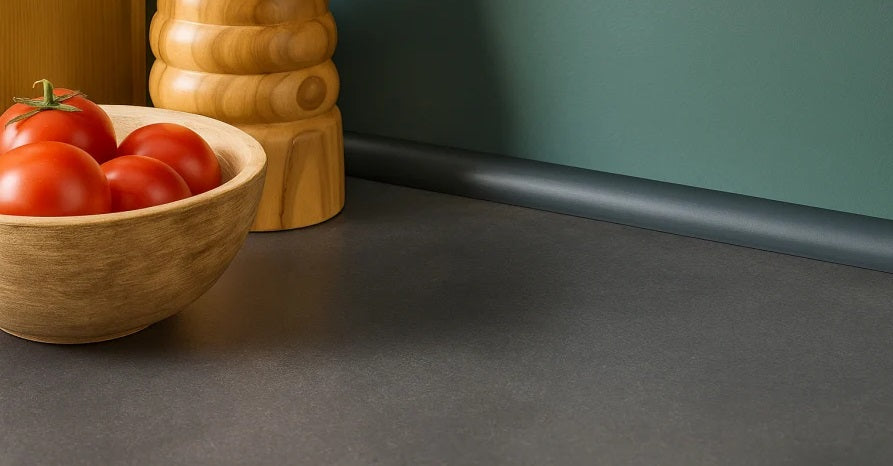 Decorative Flooring Window Edge Beading Worktop Strip uPVC 9mm Quadrant Trim Moulding