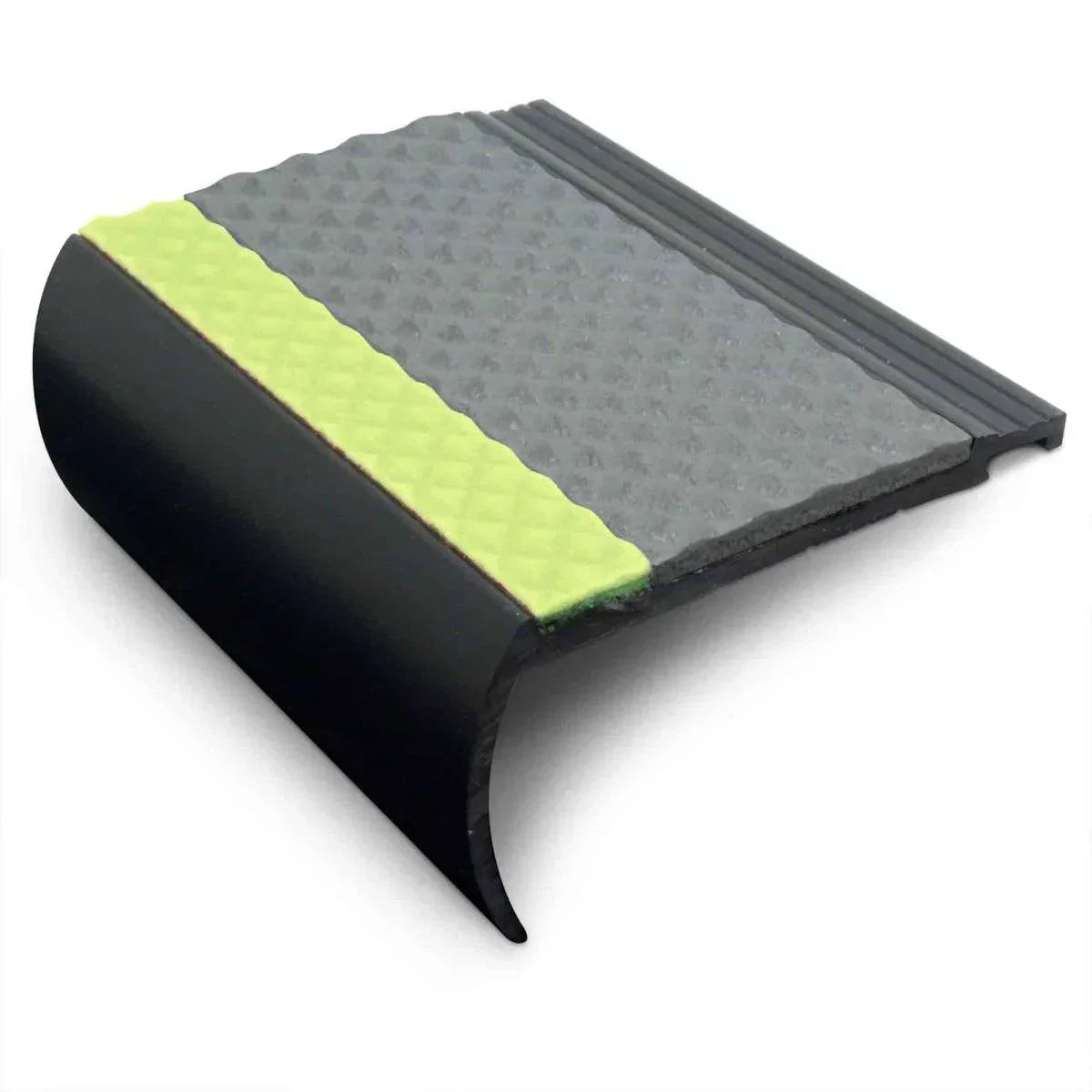 AHB 72 x 38mm Heavy-Duty PVC Stair Nosing – Tredsafe Non Slip Edge Dolphin Grey Tredsafe