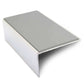 NSL01 56 x 32mm Aluminium Non Slip Stair Nosing Edge Trim With Pvc Insert Dolphin Grey