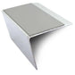 NSL26 Aluminium DDA Compliant Stair Nosing 67 x 55mm with Anti-Slip PVC Insert Dolphin Grey