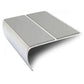 NSL29 Aluminium Anti-Slip Stair Nosing 87x40mm – Heavy-Duty Edge Trim with PVC Insert Dolphin Grey