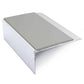 NSL15 66 x 32mm Aluminium Stair Edge Trim with PVC Anti-Slip Insert Dolphin Grey Genesis