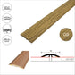 M-M0300 PVC 30mm Wood-Effect Flat Self-Adhesive Door Threshold Strip Exotic G9 2000mm x 30mm