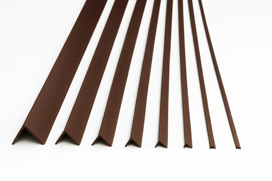Edge Protector Brown PVC Plastic Corner Angle Trim 90°
