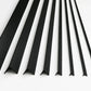 Equal & Unequal Edge Protecto Black PVC Plastic Corner Angle Trim 90°