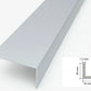 Equal & Unequal Edge Protector Light Grey PVC Plastic Corner Angle Trim 90°