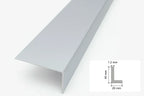 Equal & Unequal Edge Protector Light Grey PVC Plastic Corner Angle Trim 90°