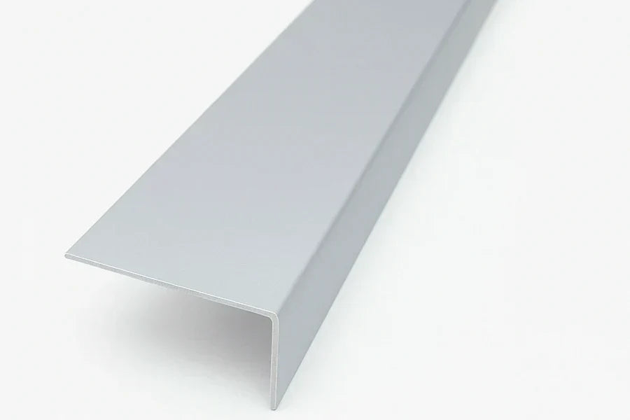 Equal & Unequal Edge Protector Light Grey PVC Plastic Corner Angle Trim 90°