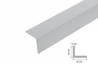 Equal & Unequal Edge Protector Light Grey PVC Plastic Corner Angle Trim 90°
