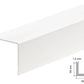 Equal & Unequal Edge Protector White PVC Plastic Corner Angle Trim 90°