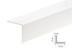 Equal & Unequal Edge Protector White PVC Plastic Corner Angle Trim 90°