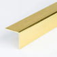 Equal & Unequal Gold & Silver Brushed Finish PVC Plastic Corner Angle Trim Profiles 90°