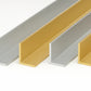 Extruded Angle Corner Anodised Aluminium (Silver & Gold)