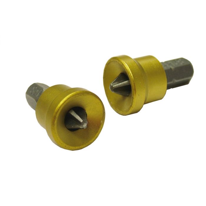 Faithfull Screwdriver Adaptor & PH2 Bits for Drywall Screws