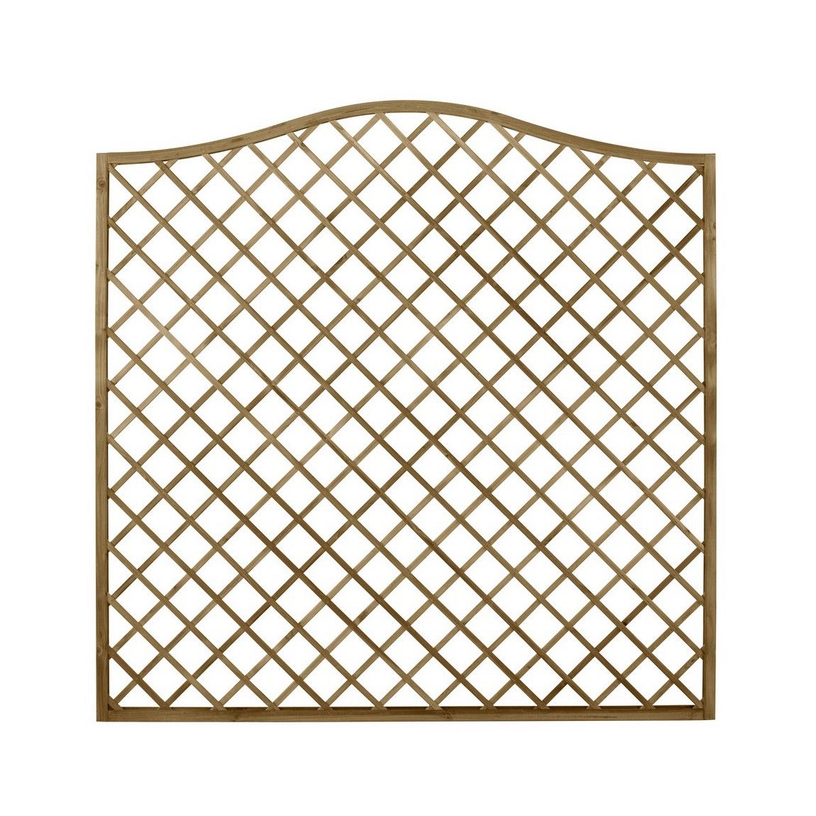 Forest Decorative Europa Hamburg Garden Screen 1.8mtr x 1.8mtr - Treated Timber (Pack of 5)