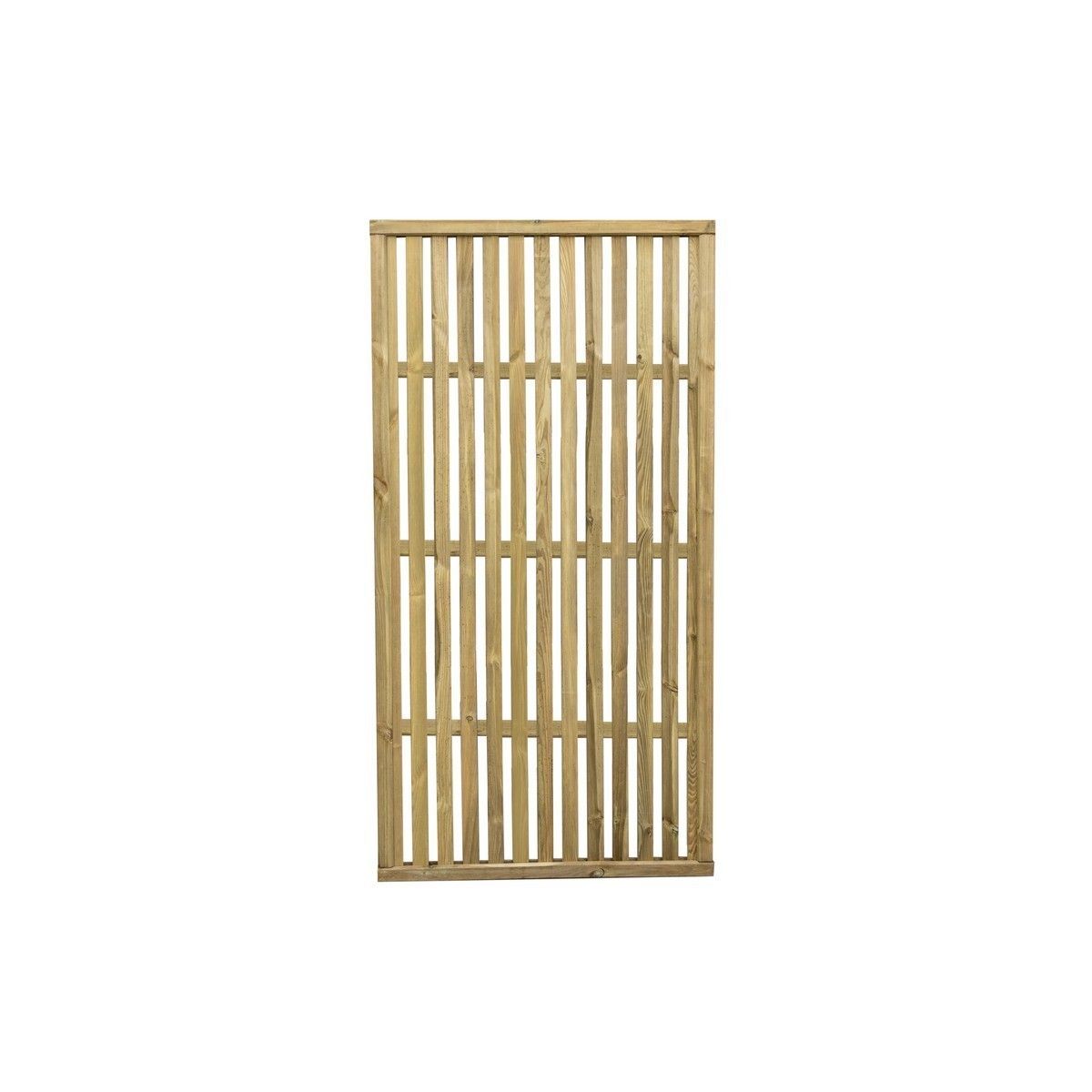 Forest Pressure Treated Vertical Slatted Screen 1.8mtr x 0.9mtr (Pack of 3)