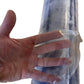 1.1m x 25m Glass Clear PVC Roll – 310gsm Waterproof Vinyl Sheet | Heavy-Duty Transparent Tarpaulin for Market Stalls, Animal Shelters & Outdoor Covers