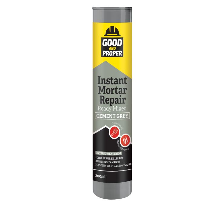 Good and Proper Instant Mortar Repair 300ml - Cement Grey