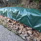 250gsm Green Brown Heavy Duty Tarpaulin – Waterproof Outdoor Cover