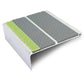 AHD11 91 x 32mm Aluminium Tredsafe Non Slip Stair Edge Trim Dolphin Grey Tredsafe