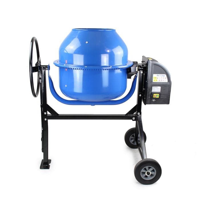 Hyundai Portable Electric Cement Mixer 160ltr/240v/650w - HYCM160E