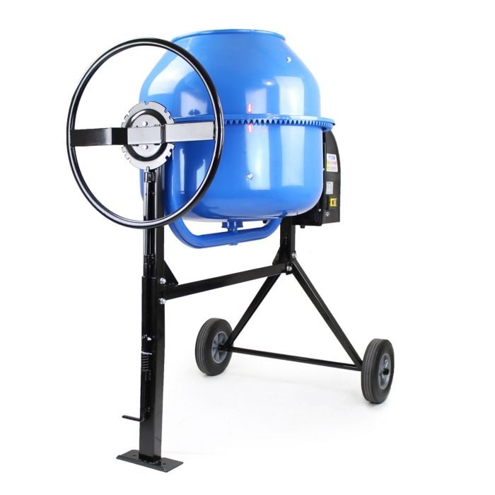 Hyundai Portable Electric Cement Mixer 160ltr/240v/650w - HYCM160E