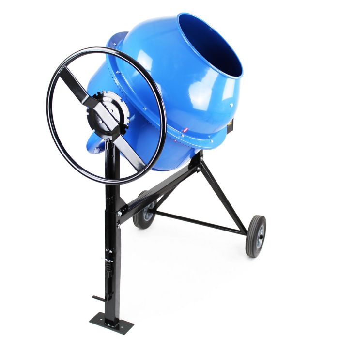 Hyundai Portable Electric Cement Mixer 160ltr/240v/650w - HYCM160E