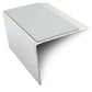 NSL21 67 x 55mm Aluminium Stair Nosing with PVC Anti-Slip & DDA Compliance Ice Grey