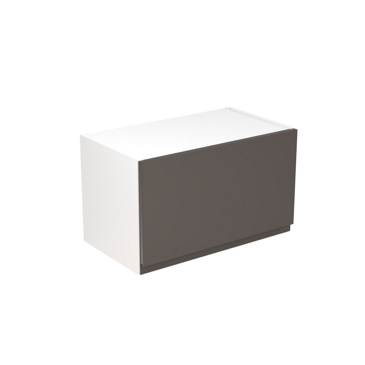 KitchenKit Flatpack J-Pull Bridging Wall Cabinet 600mm - Ultra Matt Graphite