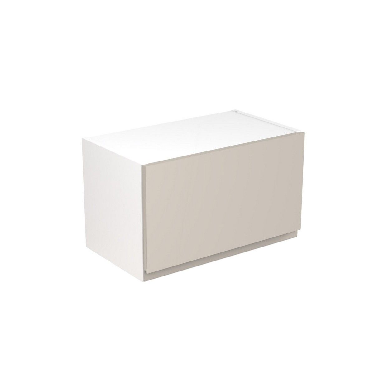 KitchenKit Flatpack J-Pull Bridging Wall Cabinet 600mm - Ultra Matt Light Grey