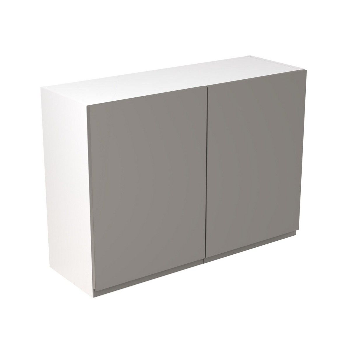 KitchenKit Flatpack J-Pull Wall Cabinet 1000mm - Ultra Matt Dust Grey