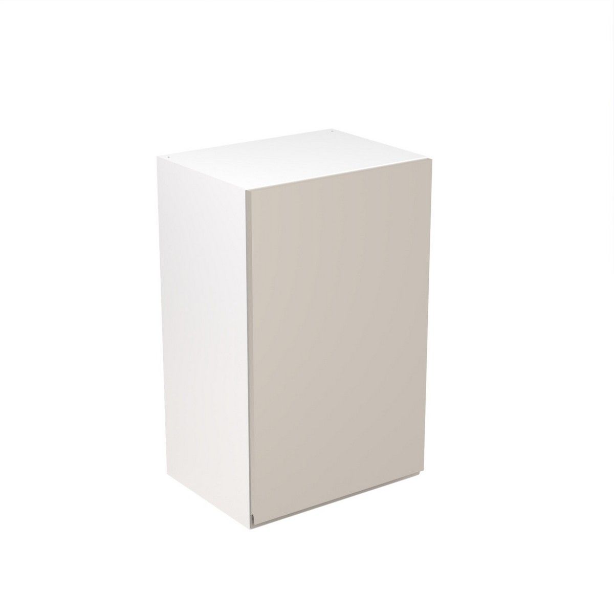 KitchenKit Flatpack J-Pull Wall Cabinet 450mm - Ultra Matt Light Grey