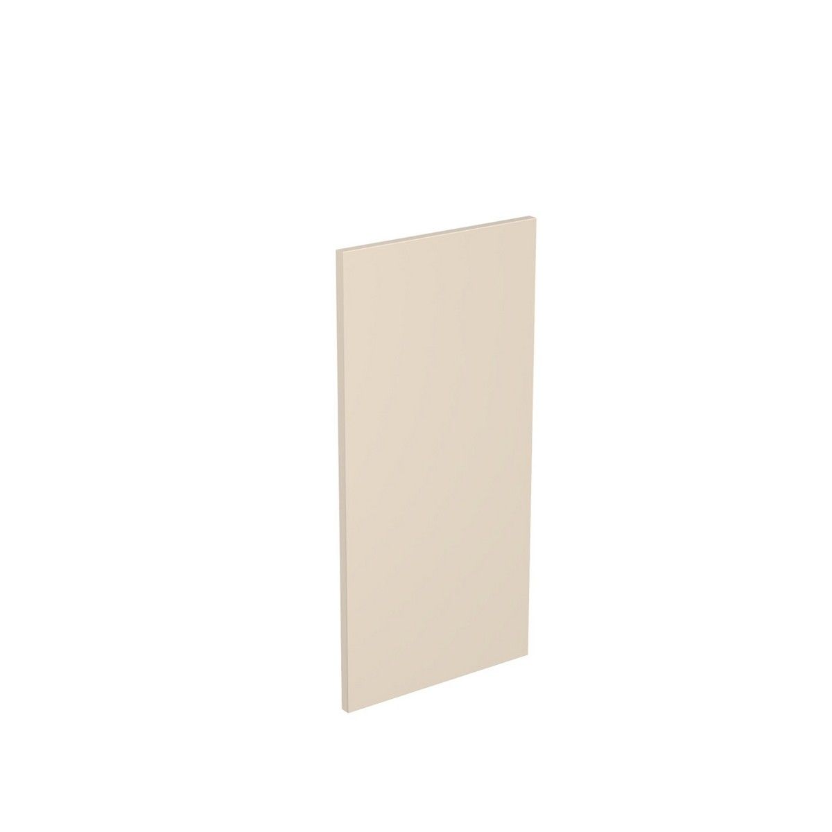 KitchenKit Flatpack J-Pull Wall End Panel 800mm - Ultra Matt Cashmere