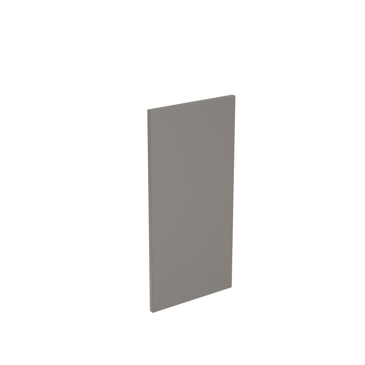KitchenKit Flatpack J-Pull Wall End Panel 800mm - Ultra Matt Dust Grey