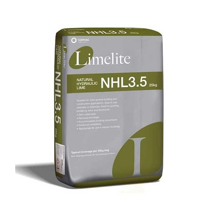 Limelite Natural Hydraulic Lime 3.5 - 25kg