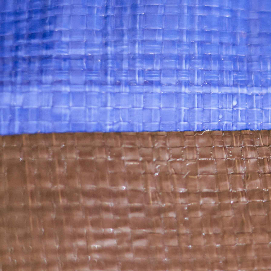 185gsm Brown Blue Heavy Duty Tarpaulin – Waterproof Tarp for Outdoor Use