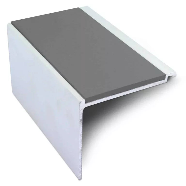 NHD17 Aluminium Non-Slip Stair Nosing – 60 x 55mm Safety Edge Midnight Grey