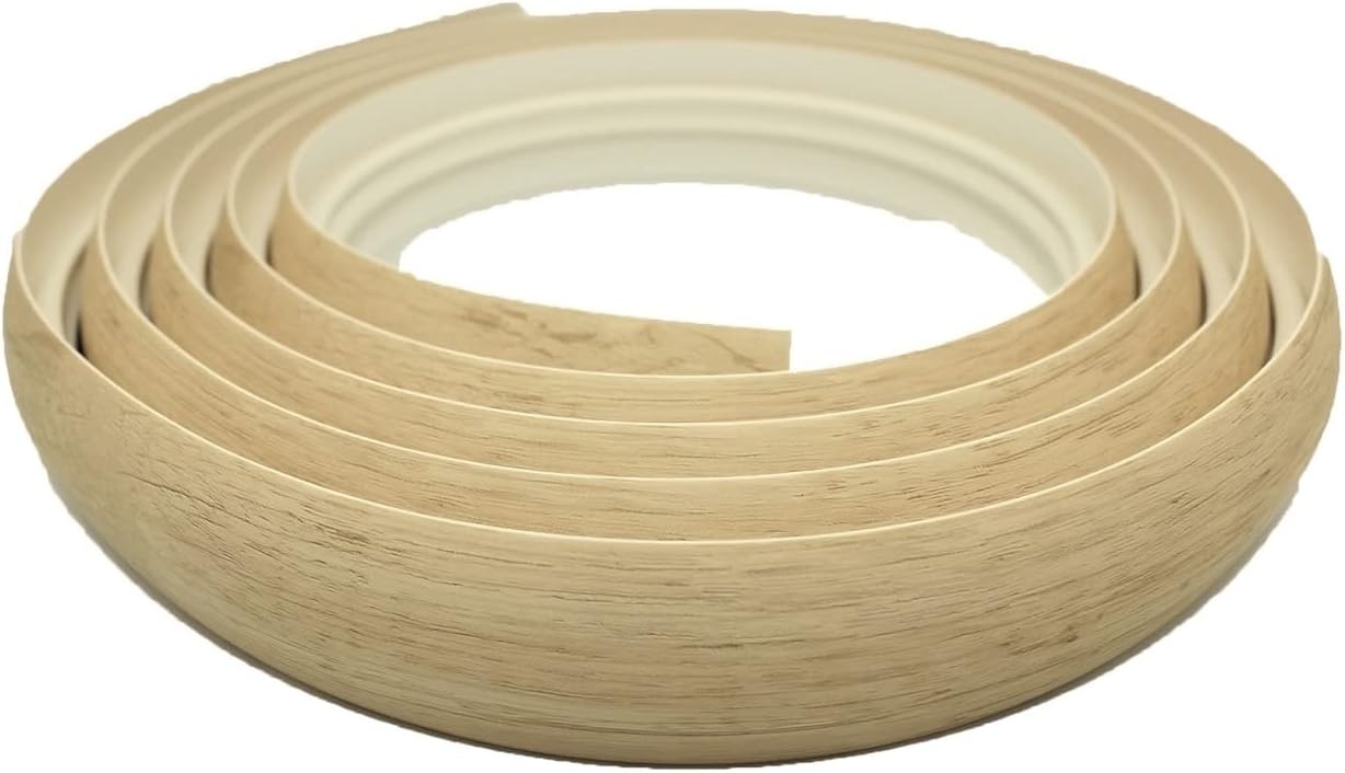 40mm PVC Flex Line Flooring Transition Strip – Flexible Threshold Profile Mountain Maple