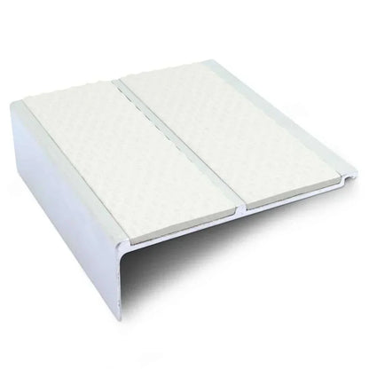 NHD11 – 91 x 32mm – Tredsafe Non Slip Stair Nosing White Tredsafe