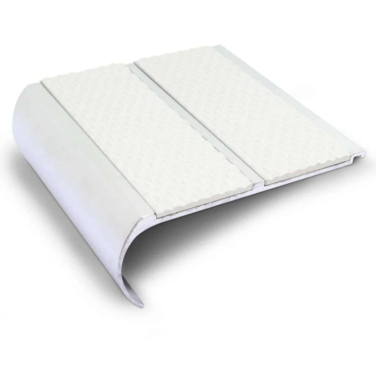 NHD13 – 91 x 35mm – Tredsafe Non Slip Stair Nosing White Tredsafe
