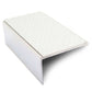 NSL01 56x32mm Aluminium Stair Edge Protector with Non-Slip PVC Insert White Tredsafe