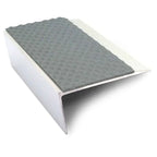 NSL16 Tredsafe 66 x 32mm Aluminium Stair Nosing with PVC Anti-Slip Insert