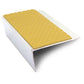 NSL16 Tredsafe 66 x 32mm Aluminium Stair Nosing with PVC Anti-Slip Insert Yellow Tredsafe