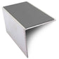 NSL19 Tredsafe 56 x 55mm DDA-Compliant Aluminium Stair Nosing with PVC Insert Midnight Grey Genesis