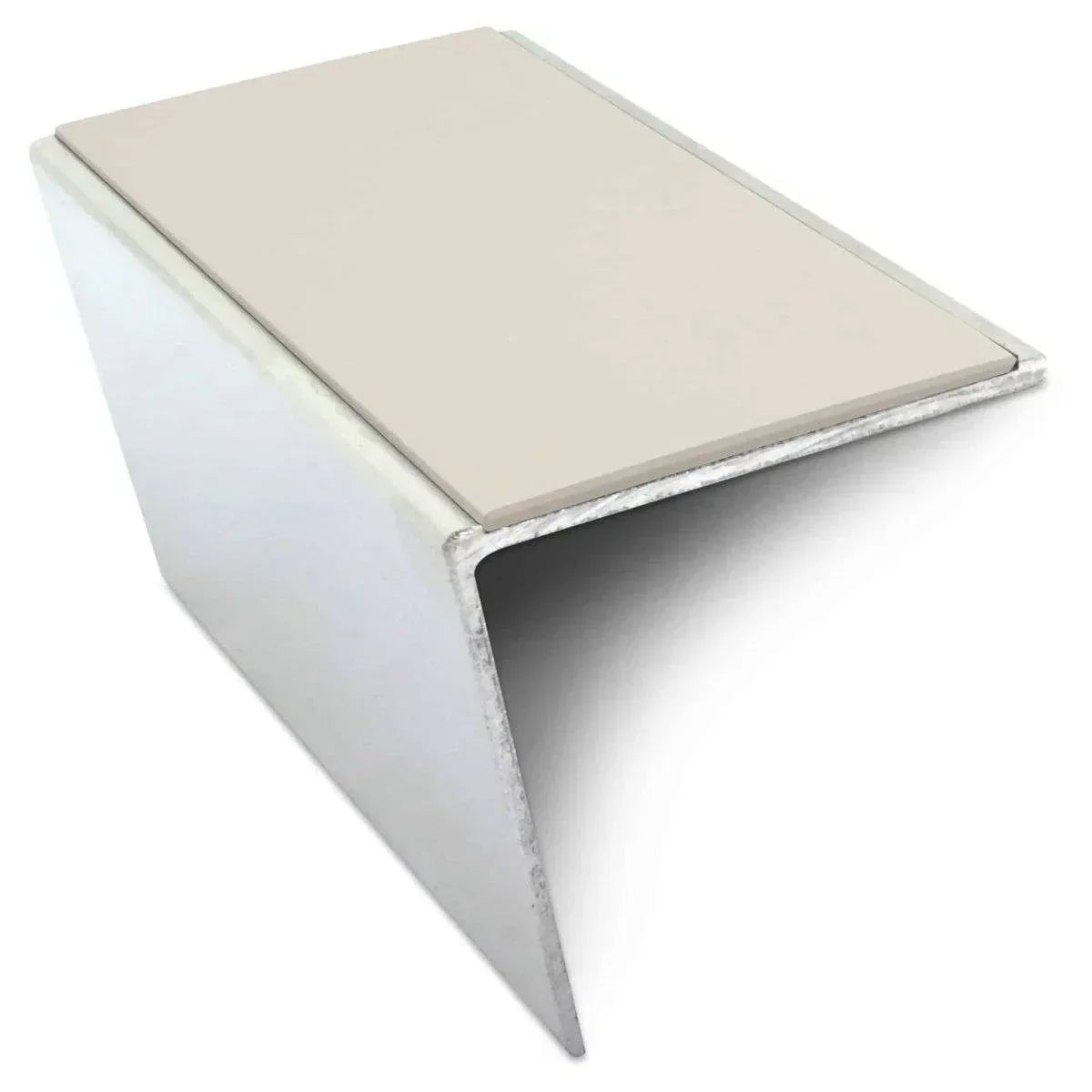 NSL20 57 x 55mm Aluminium Stair Nosing – DDA-Compliant with PVC Safety Insert Canvas